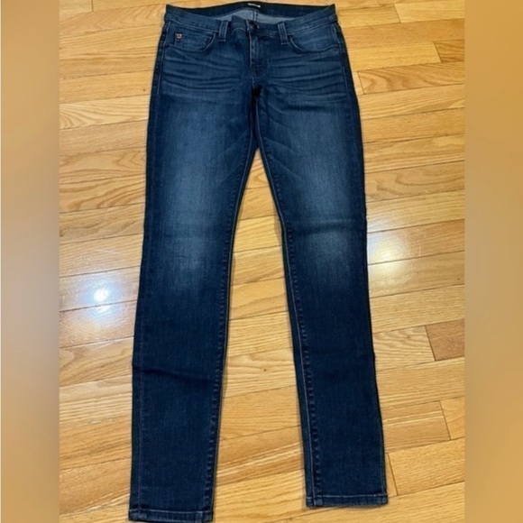 HUDSON Size 25 Krista Super Skinny Jeans Indigo Requiem Wash - Picture 3 of 8